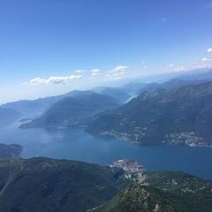 Flugwegposition um 11:27:54: Aufgenommen in der Nähe von 23824 Dorio, Lecco, Italien in 2629 Meter